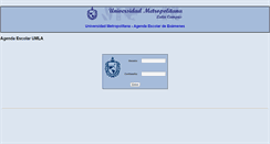 Desktop Screenshot of agenda.umla.edu.mx
